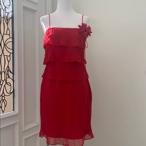 Laundry by Shelli Segal 💯 %silk dress size 4